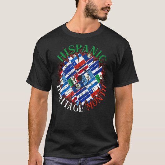 Sonnenblume Latino Pride Hispanic Erbe Monat T-Shirt (Vorderseite)
