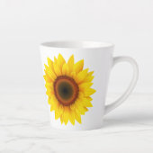 Sonnenblume Latte Tasse (Rechts)