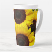 Sonnenblume Latte Tasse (Rechte Ecke)