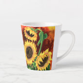 Sonnenblume Latte Tasse (Rechts)