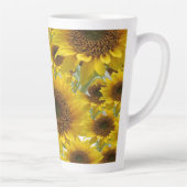 Sonnenblume Latte Tasse (Rechts)