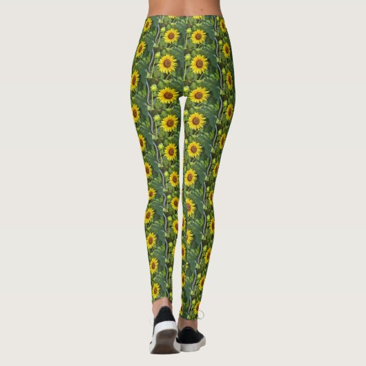 Sonnenblume Leggings (Rückseite)