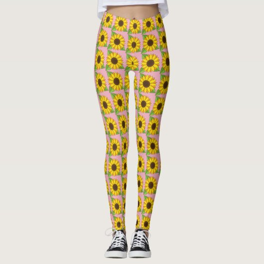 Sonnenblume Leggings (Vorderseite)