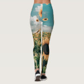 Sonnenblume Leggings (Rückseite)
