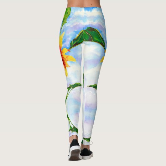 Sonnenblume Leggings (Rückseite)