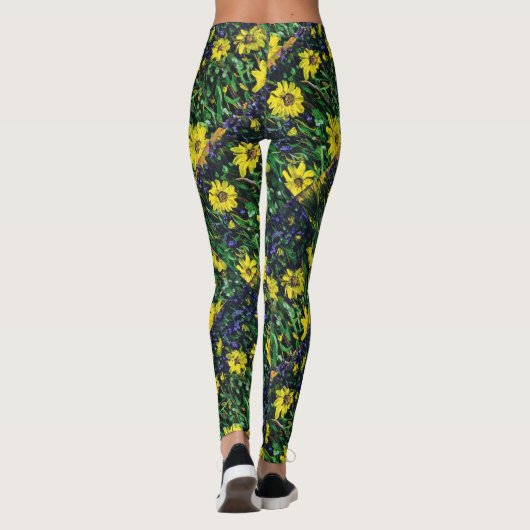 Sonnenblume-Leggings Leggings (Rückseite)