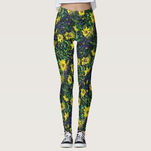 Sonnenblume-Leggings Leggings (Vorderseite)
