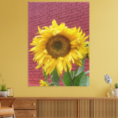 Sonnenblume-Leinwand Leinwanddruck (Insitu (Wohnzimmer))