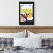 Sonnenblume-Leinwand Leinwanddruck (Insitu (Schlafzimmer))