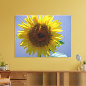 Sonnenblume-Leinwand Leinwanddruck (Insitu (Wohnzimmer))