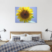 Sonnenblume-Leinwand Leinwanddruck (Insitu (Schlafzimmer))