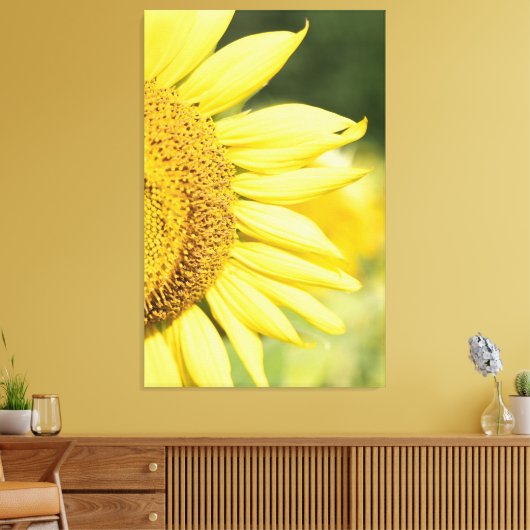 Sonnenblume Leinwanddruck (Insitu (Wohnzimmer))
