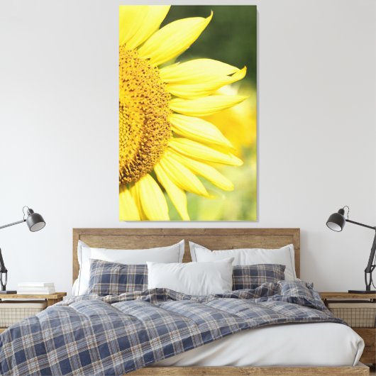Sonnenblume Leinwanddruck (Insitu (Schlafzimmer))