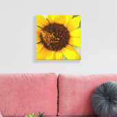 Sonnenblume Leinwanddruck (Insitu (Wohnzimmer))