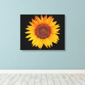 Sonnenblume Leinwanddruck (Insitu (Holzboden))