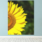Sonnenblume Leinwanddruck (Insitu (Holzboden))