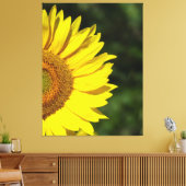 Sonnenblume Leinwanddruck (Insitu (Wohnzimmer))