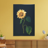 Sonnenblume Leinwanddruck (Insitu (Wohnzimmer))