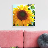 Sonnenblume Leinwanddruck (Insitu (Wohnzimmer))