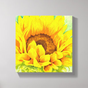 Sonnenblume Leinwanddruck