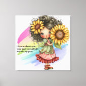 Sonnenblume Leinwanddruck (Vorderseite)