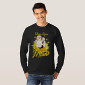 Sonnenblume Lhasa Apso Mama Hund Mutter T-Shirt (Vorne ganz)