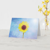 Sonnenblume Licht 2 Schrift Karte John 12:46 (Gelbe Blume)