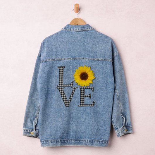Sonnenblume-Liebe Jeansjacke (Hangar)