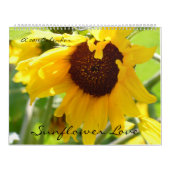 Sonnenblume-Liebe Kalender (Titelbild)