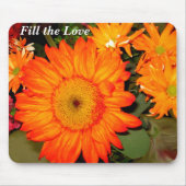 Sonnenblume Liebe_ Mousepad (Vorne)