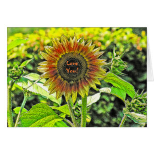 SONNENBLUME/LIEBE SIE!/GREETKARTE