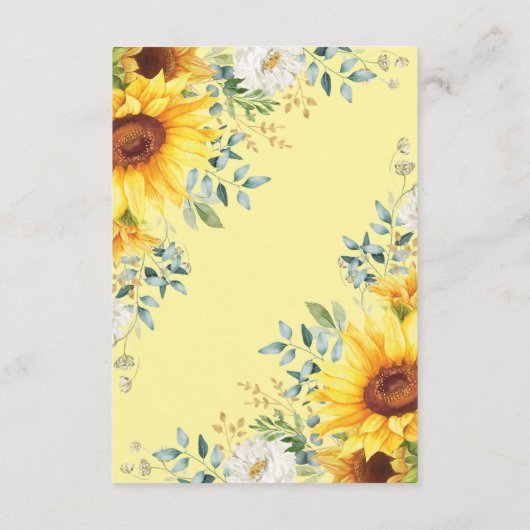 Sonnenblume Lion Cub Babydusche Bücher für Baby Begleitkarte (Rückseite)