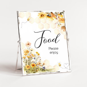 Sonnenblume Little Honey Baby Shower Essen Poster