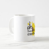 Sonnenblume Lover | Ich bin schön stark Kaffeetasse (Vorderseite Links)