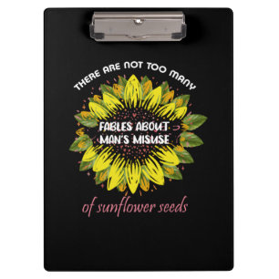 Sonnenblume Lover   Sonnenblumen gibt es nicht Klemmbrett