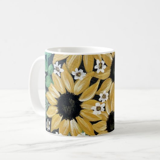 Sonnenblume Lover Tasse (Vorderseite Links)