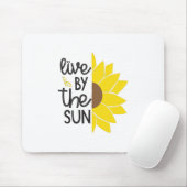 Sonnenblume Lover | Von der Sonne leben Mousepad (Mit Mouse)