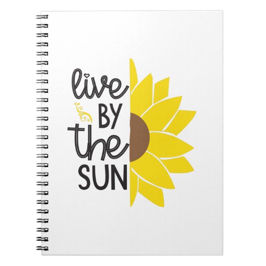 Sonnenblume Lover | Von der Sonne leben Notizblock (Vorderseite)