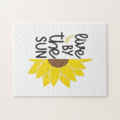 Sonnenblume Lover | Von der Sonne leben Puzzle (Horizontal)