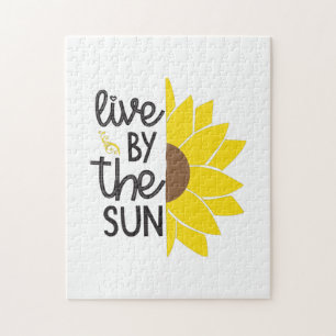 Sonnenblume Lover Von der Sonne leben Puzzle