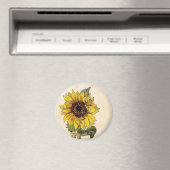 Sonnenblume Magnet (In Situ (Geschirrspüler))