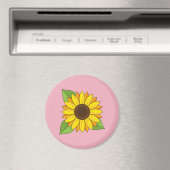 Sonnenblume Magnet (In Situ (Geschirrspüler))