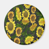 Sonnenblume Magnet (Vorne)