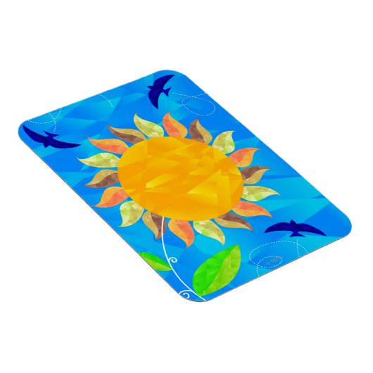 Sonnenblume Magnet (Rechte Seite)
