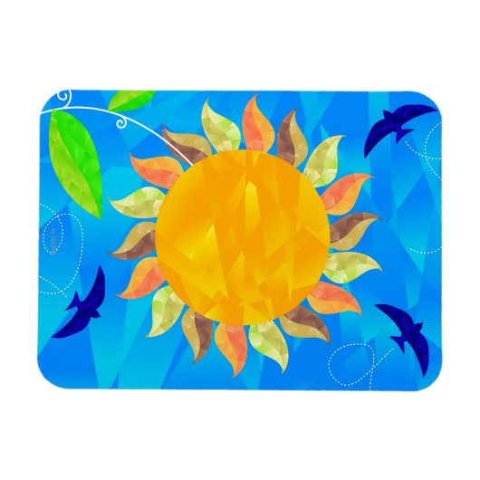 Sonnenblume Magnet (Horizontal)