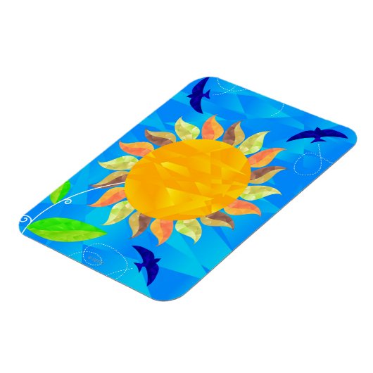 Sonnenblume Magnet (Linke Seite)