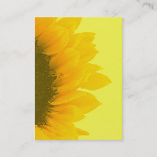 Sonnenblume-MakroFoto Visitenkarte