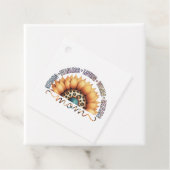 Sonnenblume-Mama Geschenkanhänger (Beispiel)