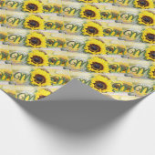 Sonnenblume-Mama Geschenkpapier (Ecke)