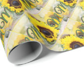 Sonnenblume-Mama Geschenkpapier (Rolleneckpunkt)
